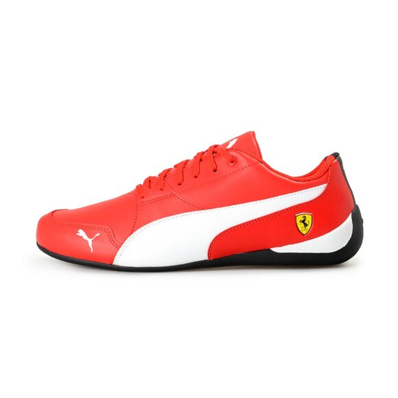 Puma X Scuderia Ferrari "SF Drift Cat 7" Red Leather Athletic Sneakers Shoes - Picture 2 of 8